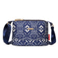 Women's Multi-Pocket Printed Crossbody Bag