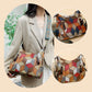 Women’s Patchwork Shoulder Bag with Large Capacity