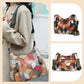 Women’s Patchwork Shoulder Bag with Large Capacity