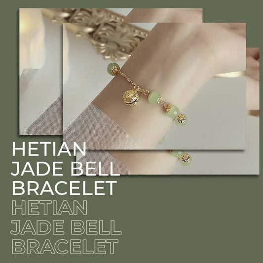 Hetian Jade Bell Bracelet