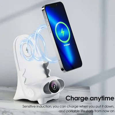 🎅Christmas Charging Gift 🎁 Mini Chair Wireless Fast Charger Multifunctional Phone Holder