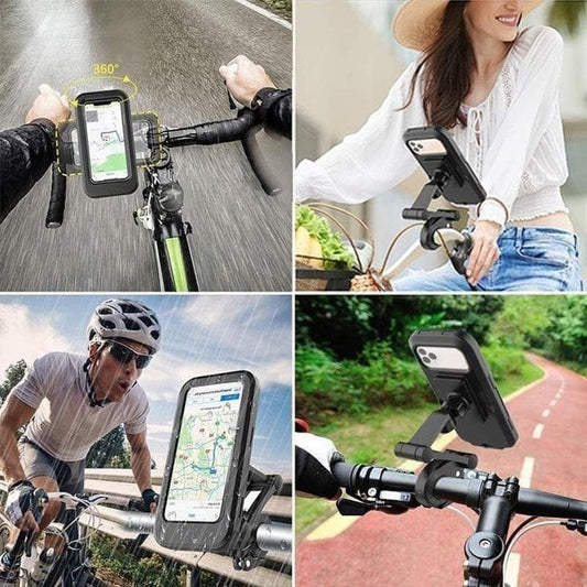 Last Day Promotion 49%OFF Waterproof Bicycle & Motorcycle Phone Holder