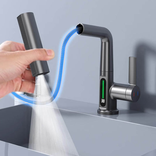 Limited-Time Deal: Pulling lifting digital display faucet！！！