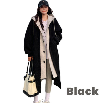 🔥✨HOT SALE🎅🎁[Best Gift For Her] 2-Layered Faux Lambswool Hooded Coat Jacket(42%OFF)