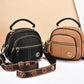 Classic Multifunctional Compartments Adjustable Wide Shoulder Strap PU Leather Crossbody Bag