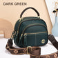 Classic Multifunctional Compartments Adjustable Wide Shoulder Strap PU Leather Crossbody Bag